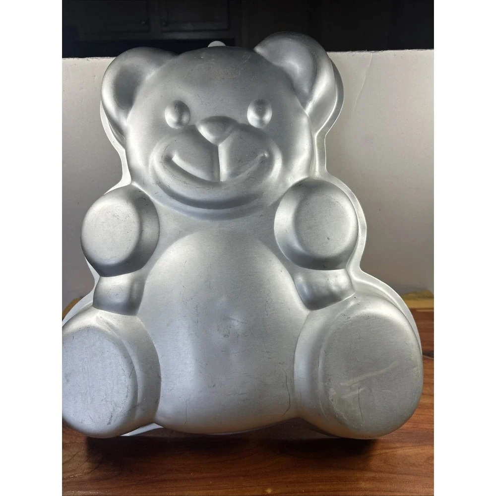 Wilton Huggable‎ Teddy Bear Cake Pan Vintage 1982 #502-3754 Aluminum